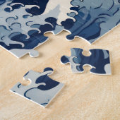 Ephemische Wappen: Hokusai Waves remaged Puzzle (Seite)