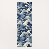 Ephemische Wappen: Hokusai Waves remaged Yogamatte (Rückseite)