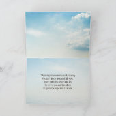 Epheser 2:6 Gott erzogen uns mit Christus, Bibel Karte (Innenseite)