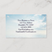 Epheser 2:6 Gott erzogen uns mit Christus, Bibel Visitenkarte (Rückseite)