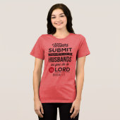 Epheser 5:22 Tri-Blend shirt (Vorderseite voll)