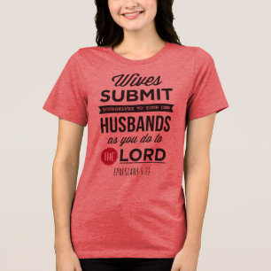 Epheser 5:22 Tri-Blend shirt