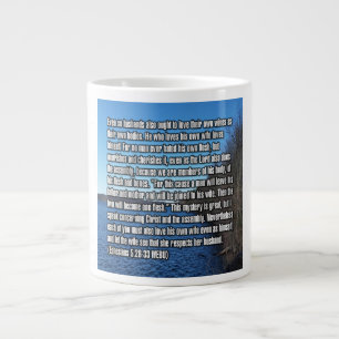 Epheser 5:28-33 WEBU Mug Jumbo-Tasse