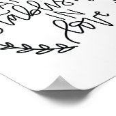 Ephesian 3:17 - In Liebe gegründet - Poster (Ecke)