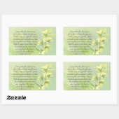 Ephesianer 1:17-18 Geist der Weisheit und Offenbar Rechteckiger Aufkleber (Blatt)