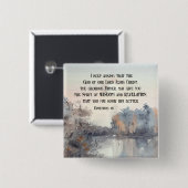 Ephesianer 1:17 Geist der Weisheit und Offenbarung Button (Vorne & Hinten)