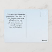 Ephesianer 1:18 Ich bete, ihr könnt die Hoffnung k Postkarte (Rückseite)