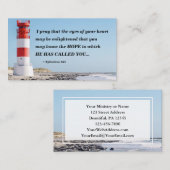 Ephesianer 1:18 Ich bete, ihr könnt die Hoffnung k Visitenkarte (Vorne/Hinten)