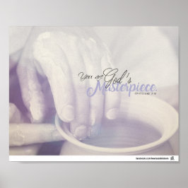 Ephesianer 2:10 - Du bist Gottes Meisterwerk Poster