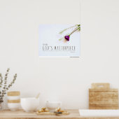 Ephesianer 2:10 - Du bist Gottes Meisterwerk Poster (Küche)