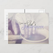 Ephesianer 2:10 - Du bist Gottes Meisterwerk Postkarte (Vorne/Hinten)