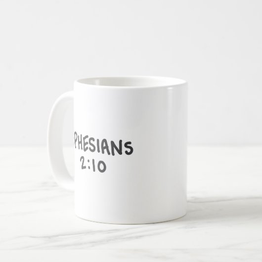 Ephesianer 2:10 kaffeetasse (Vorderseite Links)