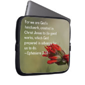Ephesianer 2:10 laptopschutzhülle (Vorne Rechts)