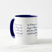 Ephesianer 2:19 KJV Bibelverse Zwei-Tone-Tasse Tasse (Vorderseite Links)