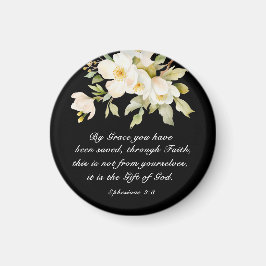 Ephesianer 2:8 Grace Sie wurden gerettet Bibel Magnet