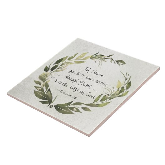 Ephesianer 2:8 Grace Sie wurden gerettet Fliese (Seite)