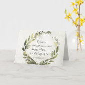 Ephesianer 2:8 Grace Sie wurden gerettet Karte (Gelbe Blume)