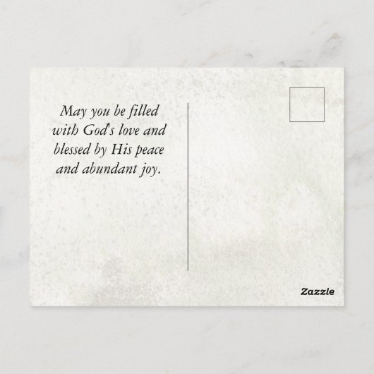 Ephesianer 2:8 Grace Sie wurden gerettet Postkarte (Rückseite)