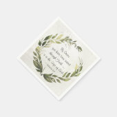 Ephesianer 2:8 Grace Sie wurden gerettet Serviette (Ecke)