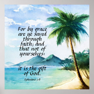 Ephesianer 2:8 poster