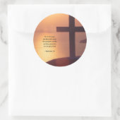 EPHESIANER 2:8 RUNDER AUFKLEBER (Tasche)