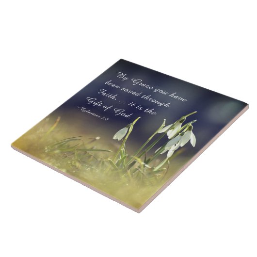 Ephesianer 2:8 von Grace Sie wurden Gerettet Bibel Fliese (Seite)