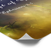 Ephesianer 2:8 von Grace Sie wurden Gerettet Bibel Poster (Ecke)