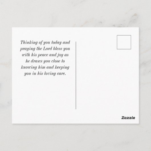 Ephesianer 2:8 von Grace Sie wurden Gerettet Bibel Postkarte (Rückseite)