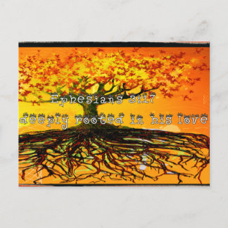Ephesianer 3:17 postkarte