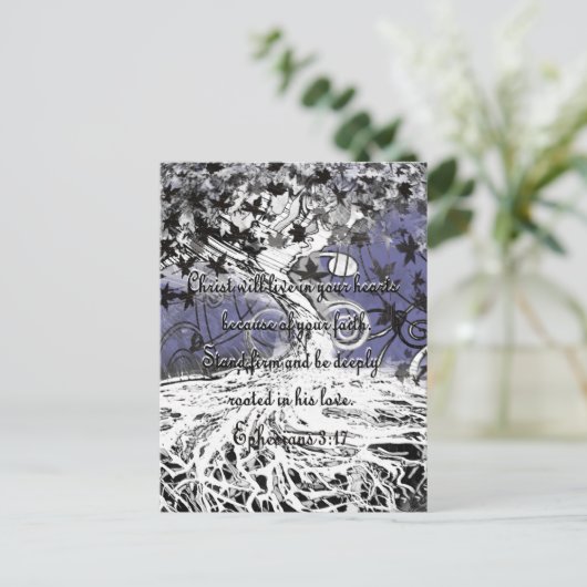 Ephesianer 3:17 postkarte (Stehend Vorderseite)