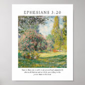 Ephesianer 3:20 Bibelverse Poster (Vorne)