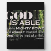 Ephesianer 3:20 fotoplatte (Vorderseite)