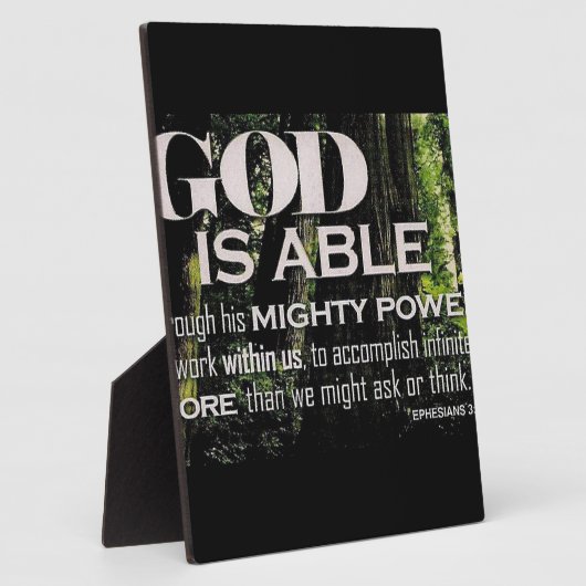 Ephesianer 3:20 fotoplatte (Seite)