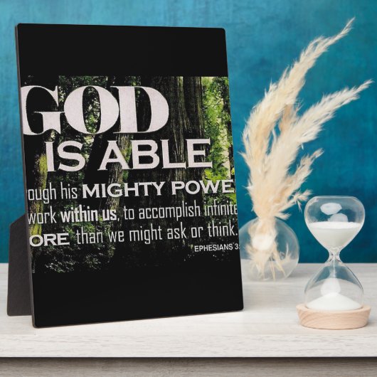 Ephesianer 3:20 fotoplatte (Seite)