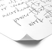 Ephesianer 3:20 Script Poster (Ecke)