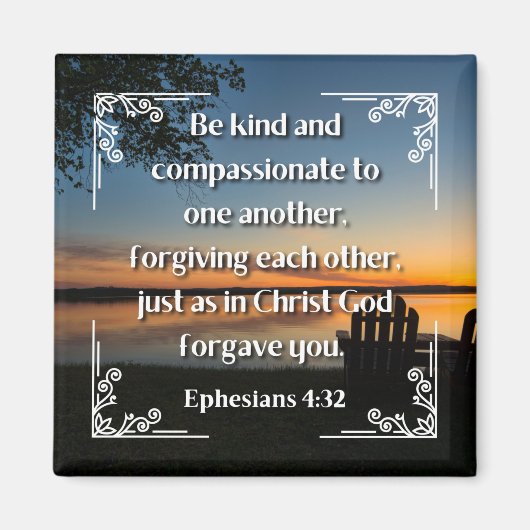 Ephesianer 4:32 Magnet (Vorne)