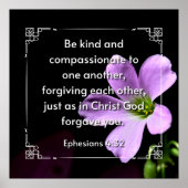Ephesianer 4:32 Poster (Vorne)