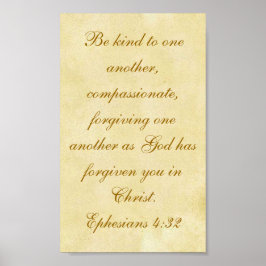 Ephesianer 4:32 poster