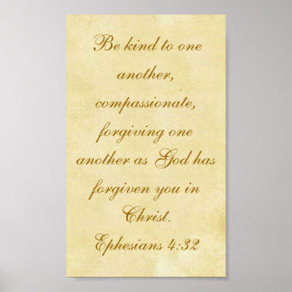 Ephesianer 4:32 poster