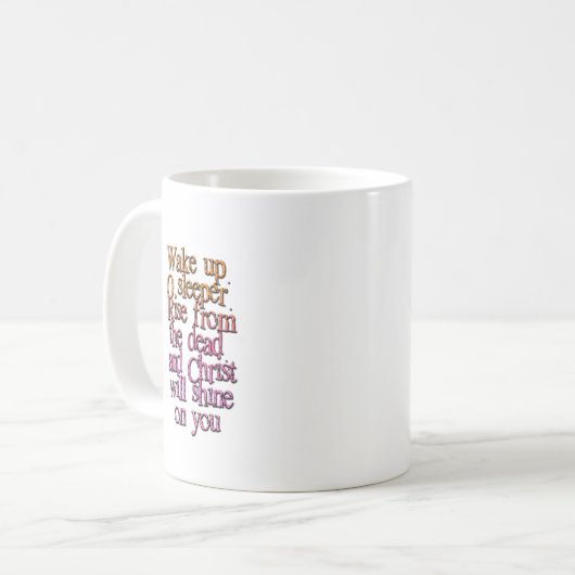 Ephesianer 5:14 kaffeetasse (Vorderseite Links)