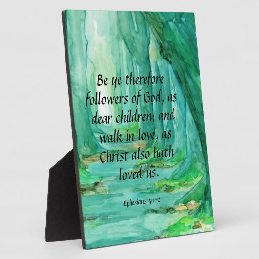 Ephesianer 5:1-2 fotoplatte (Seite)