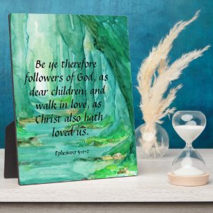 Ephesianer 5:1-2 fotoplatte