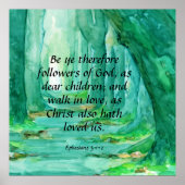 Ephesianer 5:1-2 poster (Vorne)