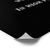 Ephesianer 6:12 Denn wir ringen nicht gegen Fleisc Poster (Ecke)