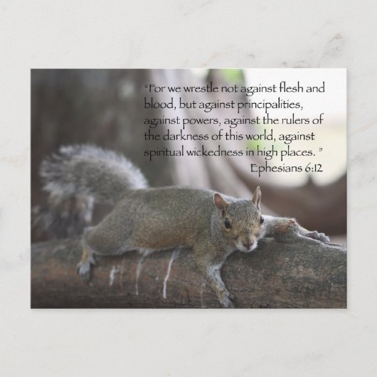 Ephesianer 6:12 Postkarte (Vorderseite)