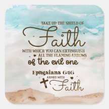 Ephesianer 6:16 nehmen den Schild der Glaubensbibe