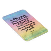 Ephesianer 6:18 Regenbogen Bibel Verse Gebet Magnet (Rechte Seite)