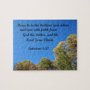 Ephesianer 6:23 Friede sei mit den Brüdern und Sch Puzzle