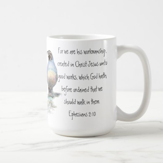 Ephesianer der Schrift 2:10 mit kalifornischem Wac Kaffeetasse (Rechts)