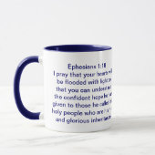 Ephesians 1:18 fertigte Tasse besonders an (Links)
